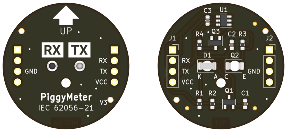 PiggyMeter pinout